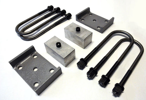 Kit for 4000lb to 7000lb axle with Tie Plates - 2" wide spring
