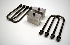 Trailer Blocks 3500lb axle kit with 3" blocks for 2" wide spring