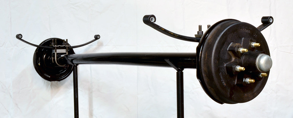Trailer Blocks 1" Kit on 6000lb axle with mono leaf springs
