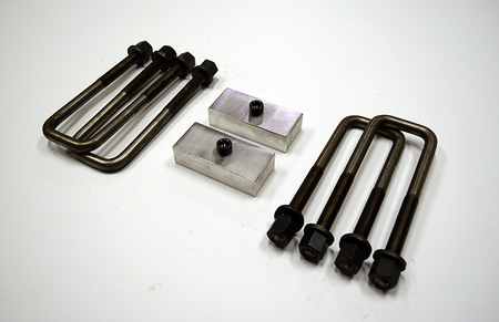 Trailer Blocks 5200lb marine axle kit with 1" blocks for 1-3/4" wide spring