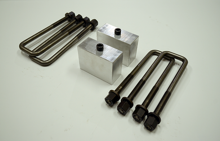 Trailer Blocks 2500lb to 3500lb marine axle kit with 3" blocks for 1-3/4" wide spring