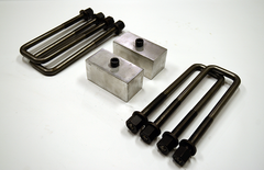 Trailer Blocks 5200lb marine axle kit with 2" blocks for 2" wide spring